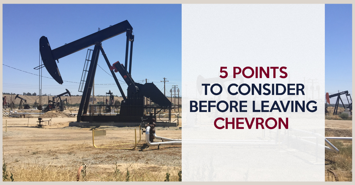 How to Prepare for the CHEVRON Downsizing
